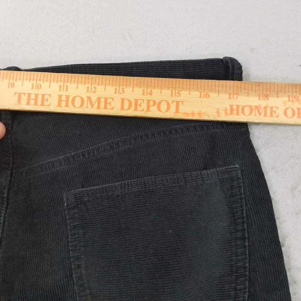 Banana Republic Pants Mens 34x30 Black Corduroy Straight Fit 100% Cotton Cords